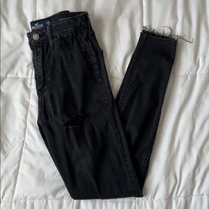 high rise jeans